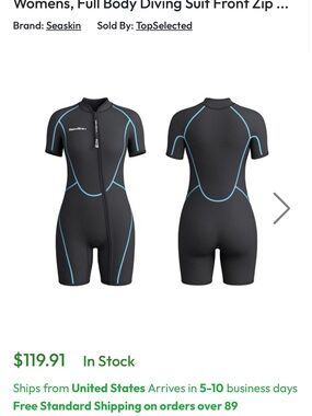 Sea skins Shorty Wetsuit